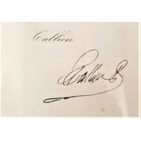 Gravure met handtekening Jean-Lambert Tallien 1767-1820